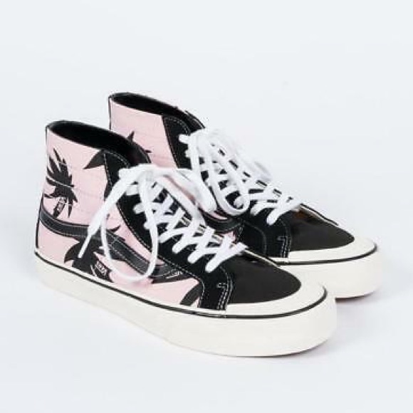 vans palm tree high tops